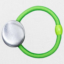 Alternative view of 25mm Hair Band Badge Green