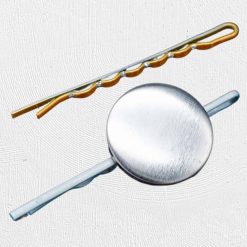 Alternative view of Badge hair pin (25mm; Yellow; 10pack)  Button Badge