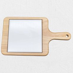 Alternative view of Square Platter Plate with Tile