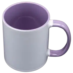 Mug (Purple; Two Tone; 11oz; Ceramic)