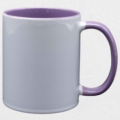 Alternative view of 11oz Ceramic Two Tone Mug Purple