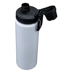 Water Bottle (White; 850ml; Each; Metal)