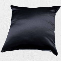 Alternative view of 34x34cm Satin Cushion Black