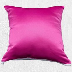 Alternative view of 34x34cm Satin Cushion Pink