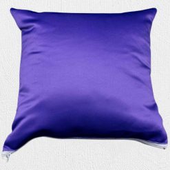 Alternative view of 34x34cm Satin Cushion Purple