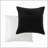 Pillow Case White/Black (Fabric; With pillow inner; 38cmx38cm; Each)