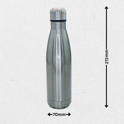 Alternative view of 500ml Water Bottle Silver