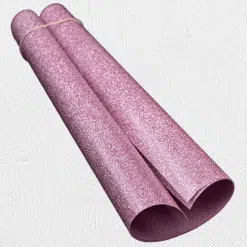 Alternative view of HTV light pink glitter cutting PU (1M) Heat transfer vinyl
