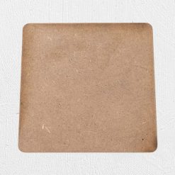 Alternative view of 9x9cm Square MDF Coaster