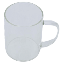 Mug (Plain Handle Clear; 450ml; Each) Fine Glass