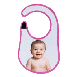 Alternative view of Pink Baby Bib (Neoprene Rubber; Each)