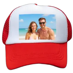Alternative view of Cap (Truck; Red/White, Mesh back)