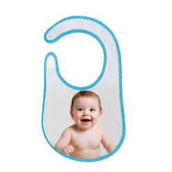 Alternative view of Blue Baby Bib (Neoprene Rubber; Each)