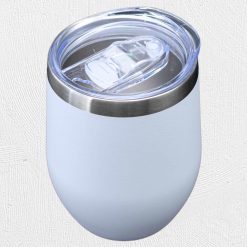 Alternative view of 12oz Engraving Wine Tumbler White