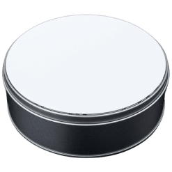 Tin (Round; Silver; Metal)