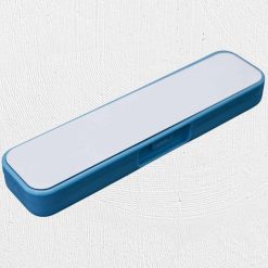 Alternative view of Small Plastic Pencil Case Blue