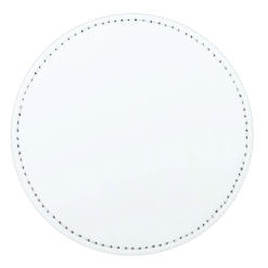 Coaster (PU; Round; White; Each)