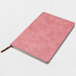 Alternative view of A5 PU Notebook Salmon