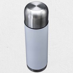 Alternative view of 750ml Flask with Silver Cap White