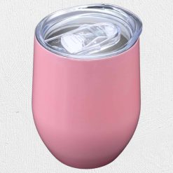 Alternative view of 12oz Wine Tumbler Pink