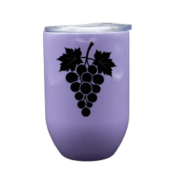 Alternative view of Gin Tumbler (Purple; Metal Glass; Sublimation)
