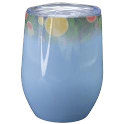 Alternative view of Wine Tumbler (Blue; Sublimation; Stainless Steel; 12oz; Double Walled)