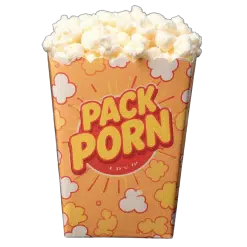Alternative view of Party Popcorn Box (9cm x 14cm; 10 pack; Cardboard; Sublimation)