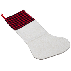 Christmas Sock (Canvas; Fabric; Sublimation)
