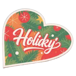 Alternative view of Fridge Magnet (Heart; 65mm x 65mm; 10 pack)