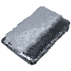 Alternative view of A6 Sequin Book Silver
