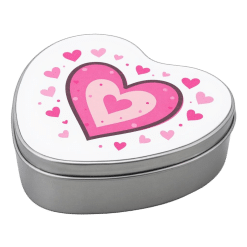 Alternative view of Tin (Heart; Silver; Metal)