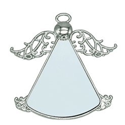 Alternative view of Metal X-Mas Angel Ornament