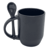Black Magic mug with spoon (Ceramic; each)