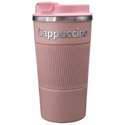 Alternative view of Cappuccino Mug (Pink; each; Engraving)