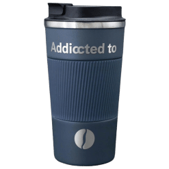 Alternative view of Cappuccino Mug (Blue; each; Engraving)