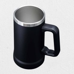 Alternative view of 23oz Engraving German Beer Mug Black
