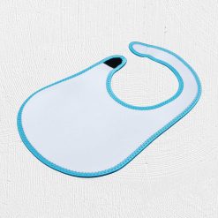 Alternative view of Neoprene Baby Bib Blue