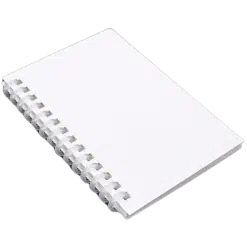 Book (A6; Ring Bound; White; Cardboard)