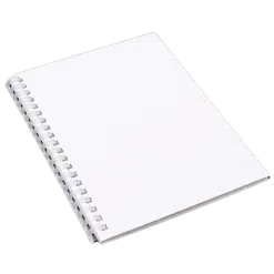 Book (A5; Ring Bound; White; Cardboard)