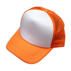 Cap (Truck; Orange/White, Mesh back)