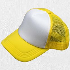 Alternative view of Trucker Cap Yellow