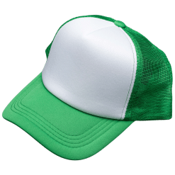 Cap (Truck; Green/White, Mesh back)