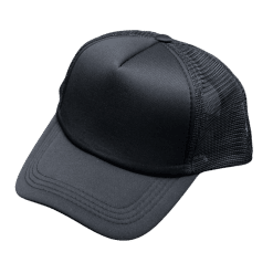 Cap (Truck; Black/Black, Mesh back)