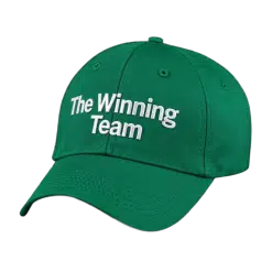 Alternative view of Cap (Green; Velcro fastener; 5 Panel; 100% Polyester)