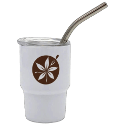 Alternative view of Shot Glass / Espresso Tumbler (White; 3oz (85ml); Stainless Steel; Double Walled)