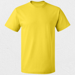 Alternative view of XX Large 180gsm Polyester T-shirt Yellow