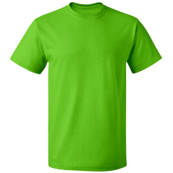 Soft Fabric T-shirt (Lime; XXXL; Polyester)