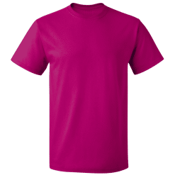 Soft Fabric T-shirt (Pink; XXL; Polyester)