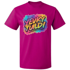 Alternative view of Soft Fabric T-shirt (Pink; XXL; Polyester)