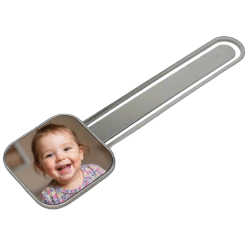 Alternative view of Bookmark Paper Clip (Square; White; Aluminium)